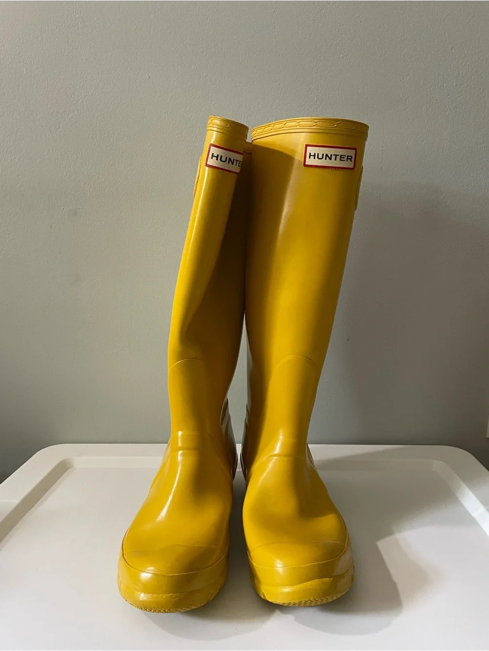 Hunter Tall Orginial Gloss Rain Boots - Bright Yellow